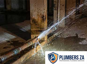 Plumbers ZA burst water pipe repairs in Gauteng by PIRB-registered professionals