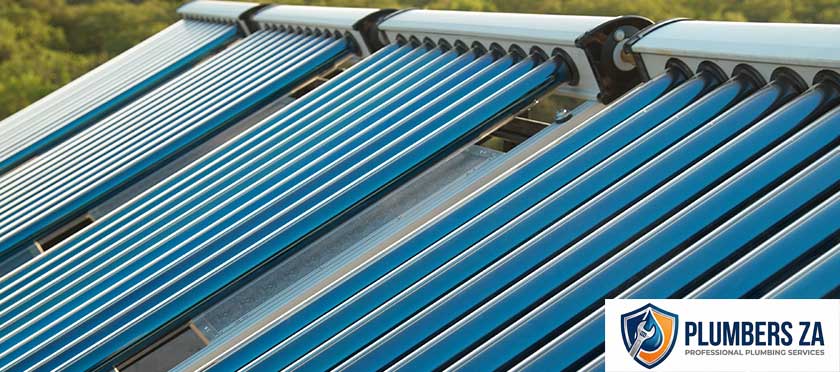 Professional solar geyser installation services in Gauteng installing solar hot water systems